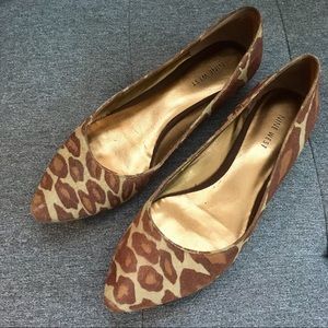 Leopard print Nine West flats
